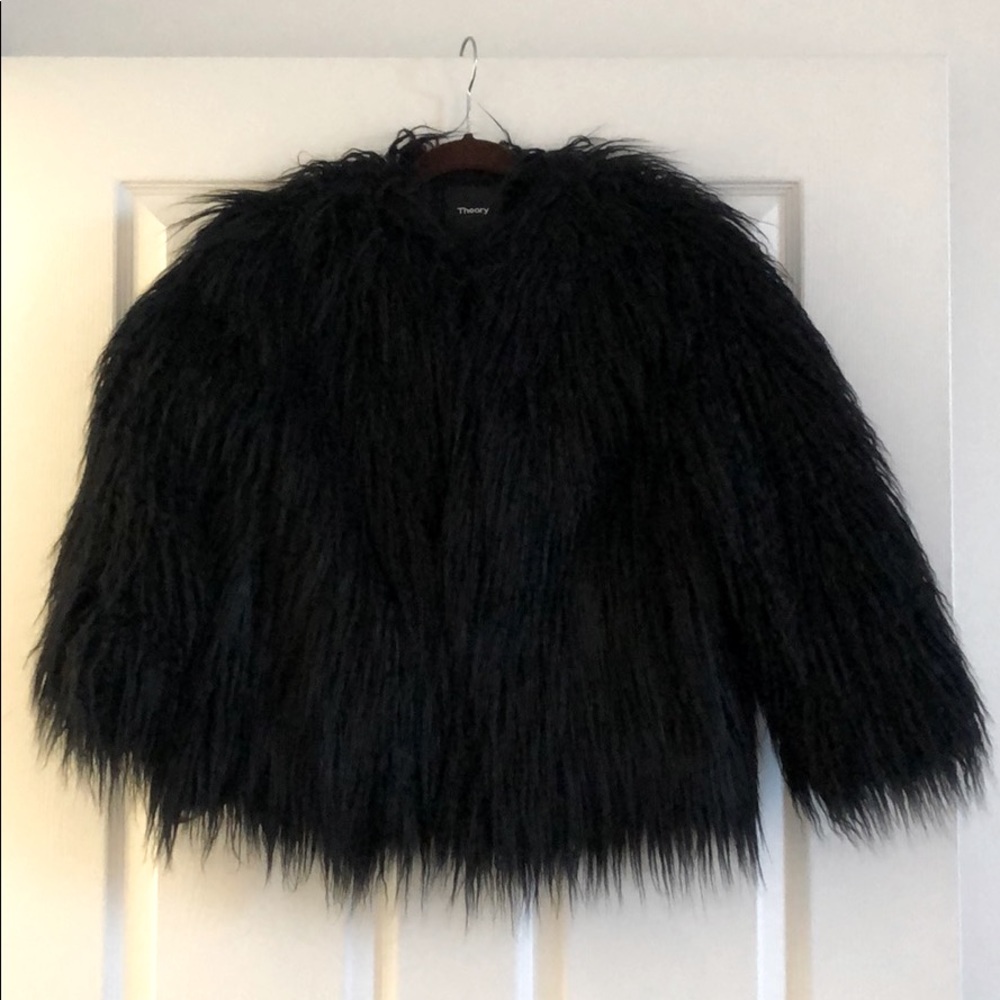 Theory Shaggy Faux Elstana 2 Cody Jacket